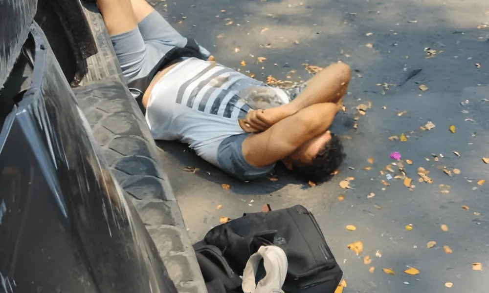 Josmil Pinto en accidente en Maracay