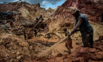 Punto de minería Ilegal Venezuela