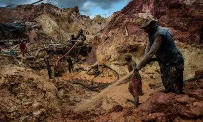 Punto de minería Ilegal Venezuela